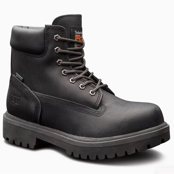 Timberland PRO Direct Attach Men's Waterproof 6-in. Work Boots 11.5 Blk NWOB